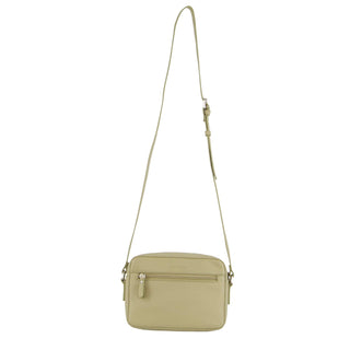 Crossbody bag Sand / Leather PC 3573 SAND Pierre Cardin Ladies Leather Stitch-design Crossbody Bag in Sand