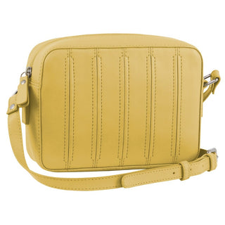 Crossbody bag Yellow / Leather PC 3573 YELLOW Pierre Cardin Ladies Leather Stitch-design Crossbody Bag in Yellow