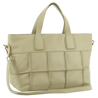 Handbag/Tote Bag Sand / Leather PC 3563 SAND Pierre Cardin Ladies Leather Stitch-design Handbag in Sand