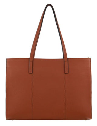 Handbag/Tote Bag Cognac / Leather PC 3808 COGN Pierre Cardin Ladies Leather Tote Bag in Cognac