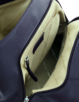 Tote Bag Navy / Leather PC 4053 NAVY Pierre Cardin Ladies Leather Tote in Navy