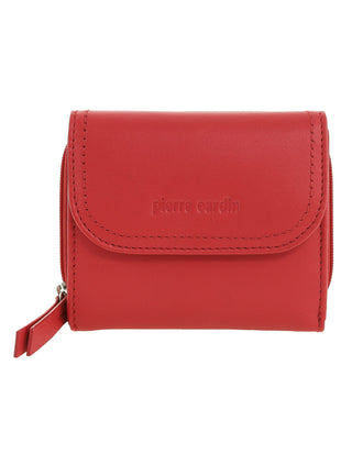 Ladies Wallet Marsala / Leather PC 4029 MARSALA Pierre Cardin Ladies Leather Tri-Fold Tab Wallet in Marsala