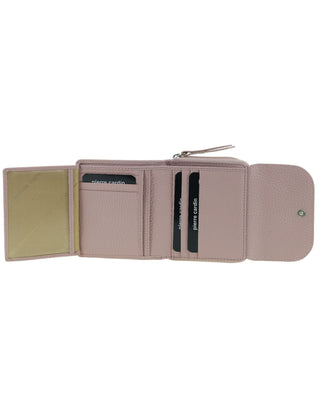 Tri-Fold Wallet Rose / Leather PC 4029 ROSE Pierre Cardin Ladies Leather Tri-Fold Tab Wallet in Rose