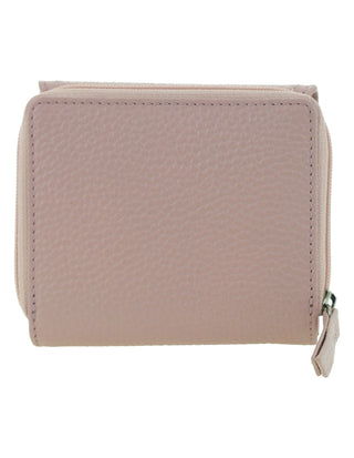 Tri-Fold Wallet Rose / Leather PC 4029 ROSE Pierre Cardin Ladies Leather Tri-Fold Tab Wallet in Rose