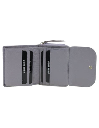 Tri-Fold Wallet Stone / Leather PC 4029 STONE Pierre Cardin Ladies Leather Tri-Fold Tab Wallet in Stone