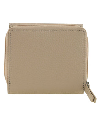 Tri-Fold Wallet Taupe / Leather PC 4029 TAUP Pierre Cardin Ladies Leather Tri-Fold Tab Wallet in Taupe