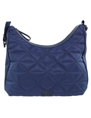 Hobo Bag Navy / Nylon PC 4023 NAVY Pierre Cardin Ladies Nylon Geometric Hobo Bag in Navy