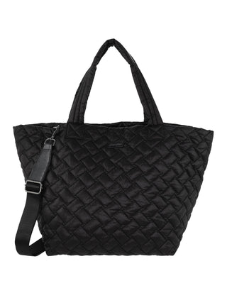 Tote Bag Black / Nylon PC 4016 BLK Pierre Cardin Ladies Nylon Padded Tote Bag in Black