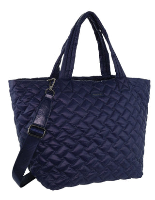 Tote Bag Navy / Nylon PC 4016 NAVY Pierre Cardin Ladies Nylon Padded Tote Bag in Navy