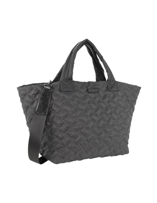 Tote Bag Grey / Nylon PC 4015 GREY Pierre Cardin Ladies Nylon Small Padded Tote Bag in Grey