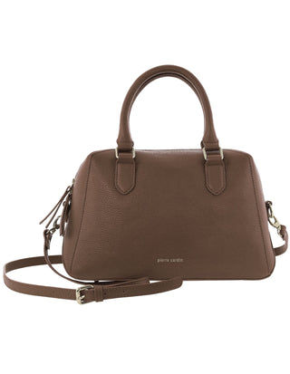 Tote Bag Latte / Leather PC 4054 LATTE Pierre Cardin Laides Leather Tote Crossbody Bag in Latte