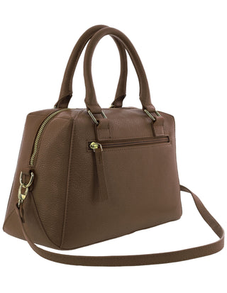 Tote Bag Latte / Leather PC 4054 LATTE Pierre Cardin Laides Leather Tote Crossbody Bag in Latte