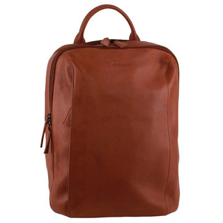 Backpacks Cognac / Leather PC 3879 COGN Pierre Cardin Leather Business/Laptop Backpack in Cognac