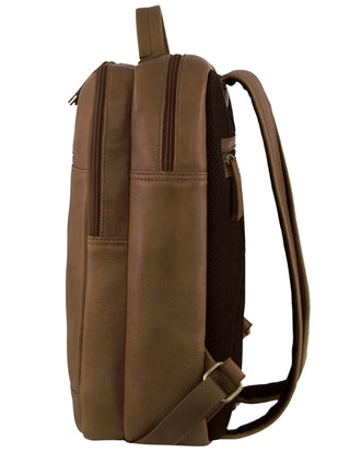 Backpack, Computer Bag Oak / Leather PC 3708 OAK Pierre Cardin Leather Business/Laptop Backpack in Oak