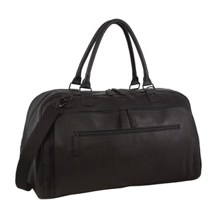 Overnight Bag Black / Leather PC 3877 BLK Pierre Cardin Leather Business/Overnight Bag in Black