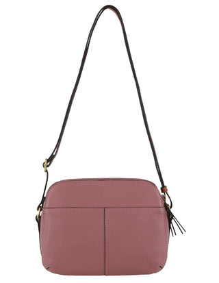 Crossbody bag Rose / Leather PC 3670 ROSE Pierre Cardin Leather Classic Crossbody Bag in Rose