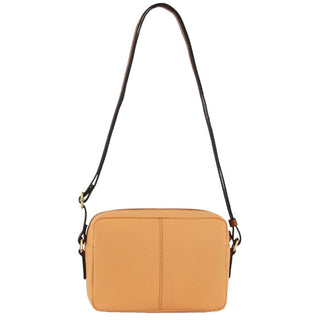 Crossbody bag Apricot / Leather PC 3671 APRICOT Pierre Cardin Leather Classic Square Crossbody Bag in Apricot