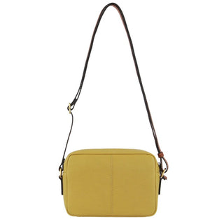 Crossbody bag Zinc Yellow / Leather PC 3671 ZINC YELL Pierre Cardin Leather Classic Square Crossbody Bag in Zinc Yellow