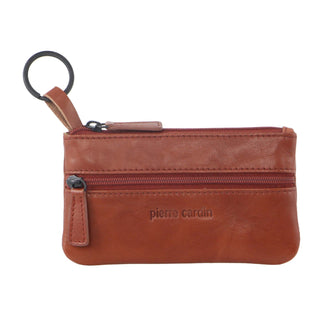 Coin Purse Cognac / Leather PC 1349 COGN Pierre Cardin Leather Coin Purse/Key Holder in Cognac