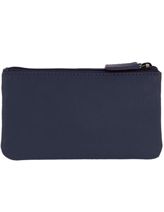 Coin Purse Navy / Leather PC 1349 NAVY Pierre Cardin Leather Coin Purse/Key Holder in Navy