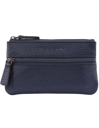 Coin Purse Navy / Leather PC 1349 NAVY Pierre Cardin Leather Coin Purse/Key Holder in Navy