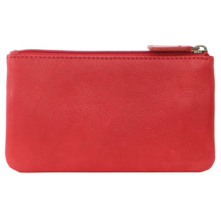 Coin Purse Red / Leather PC 1349 RED Pierre Cardin Leather Coin Purse/Key Holder in Red