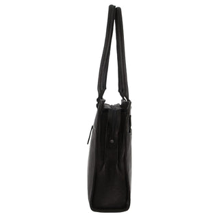 Handbag/Tote Bag Black / Leather PC 3716 BLK Pierre Cardin Leather Computer Tote Bag in Black