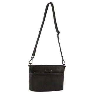 Crossbody bag Black / Leather PC 3727 BLK Pierre Cardin Leather Cross Body Bag in Black