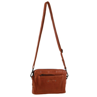 Crossbody bag Cognac / Leather PC 3726 COGN Pierre Cardin Leather Cross Body Bag in Cognac