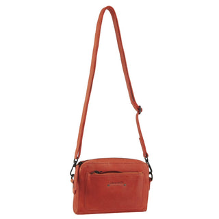 Crossbody bag Orange / Leather PC 3726 ORA Pierre Cardin Leather Cross Body Bag in Orange