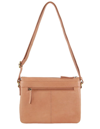 Crossbody bag Apricot / Leather PC 3679 APRICOT Pierre Cardin Leather Crossbody Bag in Apricot