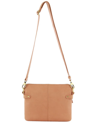 Crossbody bag Apricot / Leather PC 3681 APRICOT Pierre Cardin Leather Crossbody Bag in Apricot