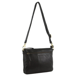 Crossbody bag Black / Leather PC 3680 BLK Pierre Cardin Leather Crossbody Bag in Black