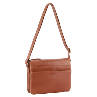 Crossbody bag Tan / Leather PC 3679 TAN Pierre Cardin Leather Crossbody Bag in Tan