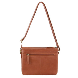 Crossbody bag Tan / Leather PC 3679 TAN Pierre Cardin Leather Crossbody Bag in Tan