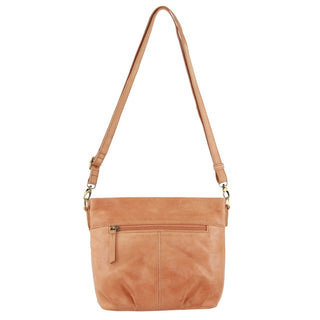 Crossbody bag Apricot / Leather PC 3687 APRICOT Pierre Cardin Leather Embossed Crossbody Bag in Apricot