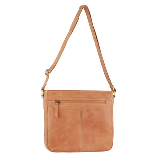 Crossbody bag Apricot / Leather PC 3688 APRICOT Pierre Cardin Leather Embossed Crossbody Bag in Apricot