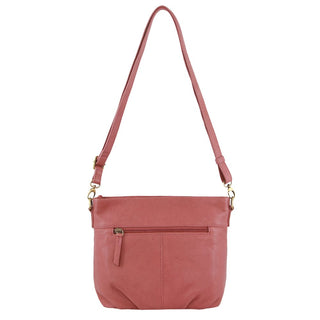 Crossbody bag Marsala / Leather PC 3687 MARSALA Pierre Cardin Leather Embossed Crossbody Bag in Marsala