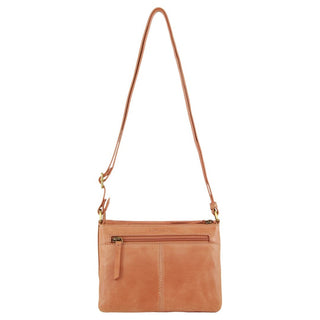 Crossbody bag Apricot / Leather PC 3836 APT Pierre Cardin Leather Flap-over Crossbody Bag in Apricot