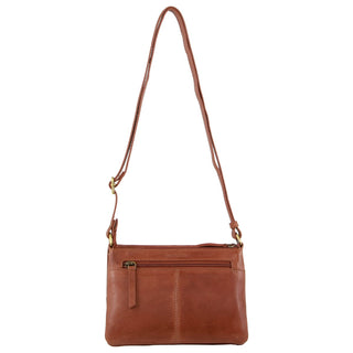 Crossbody bag Tan / Leather PC 3836 TAN Pierre Cardin Leather Flap-over Crossbody Bag in Tan