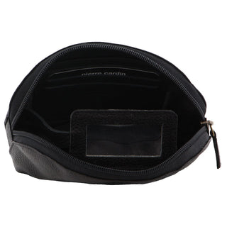 Coin Purse Black / Leather PC 3744 BLK Pierre Cardin Leather Ladies Coin Purse in Black