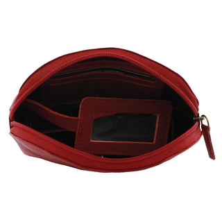 Coin Purse Red / Leather PC 3744 RED Pierre Cardin Leather Ladies Coin Purse in Red