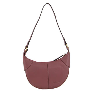 Shoulder Bag Rose / Leather PC 3781 ROSE Pierre Cardin Leather Ladies Crescent Shoulder Bag in Rose