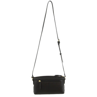 Crossbody bag Black / Leather PC 3656 BLK Pierre Cardin Leather Ladies Crossbody Bag in Black