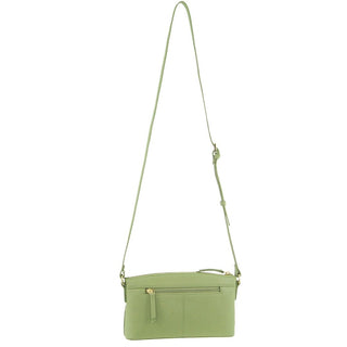 Crossbody bag Jade / Leather PC 3656 JADE Pierre Cardin Leather Ladies Crossbody Bag in Jade