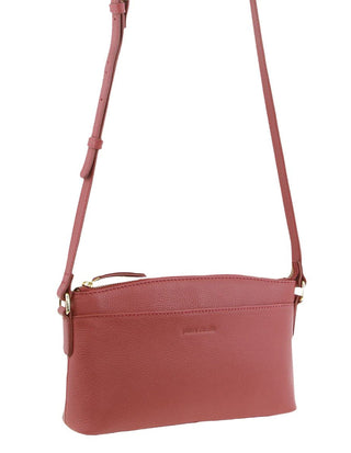 Crossbody bag Rose / Leather PC 3656 ROSE Pierre Cardin Leather Ladies Crossbody Bag in Rose