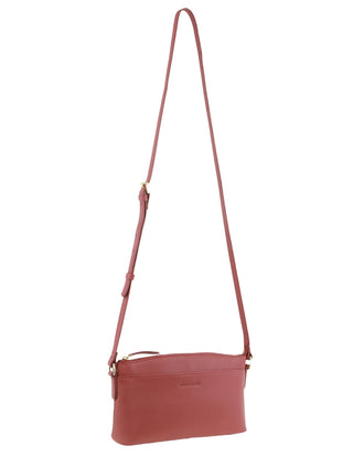 Crossbody bag Rose / Leather PC 3656 ROSE Pierre Cardin Leather Ladies Crossbody Bag in Rose