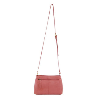 Crossbody Bag Marsala / Leather PC 3803 MARS Pierre Cardin Leather Ladies Perforated Design Cross Body Bag in Marsala