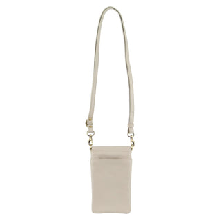 Phone Bag Bone / Leather PC 3612 BONE Pierre Cardin Leather Ladies Phone Cross-Body Bag in Bone