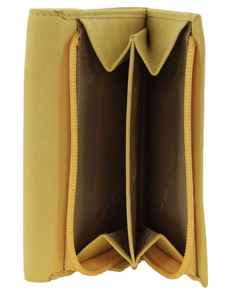 Tri-Fold Wallet Honey / Leather PC 8776 HONEY Pierre Cardin Leather Ladies Tri-Fold Wallet in Honey
